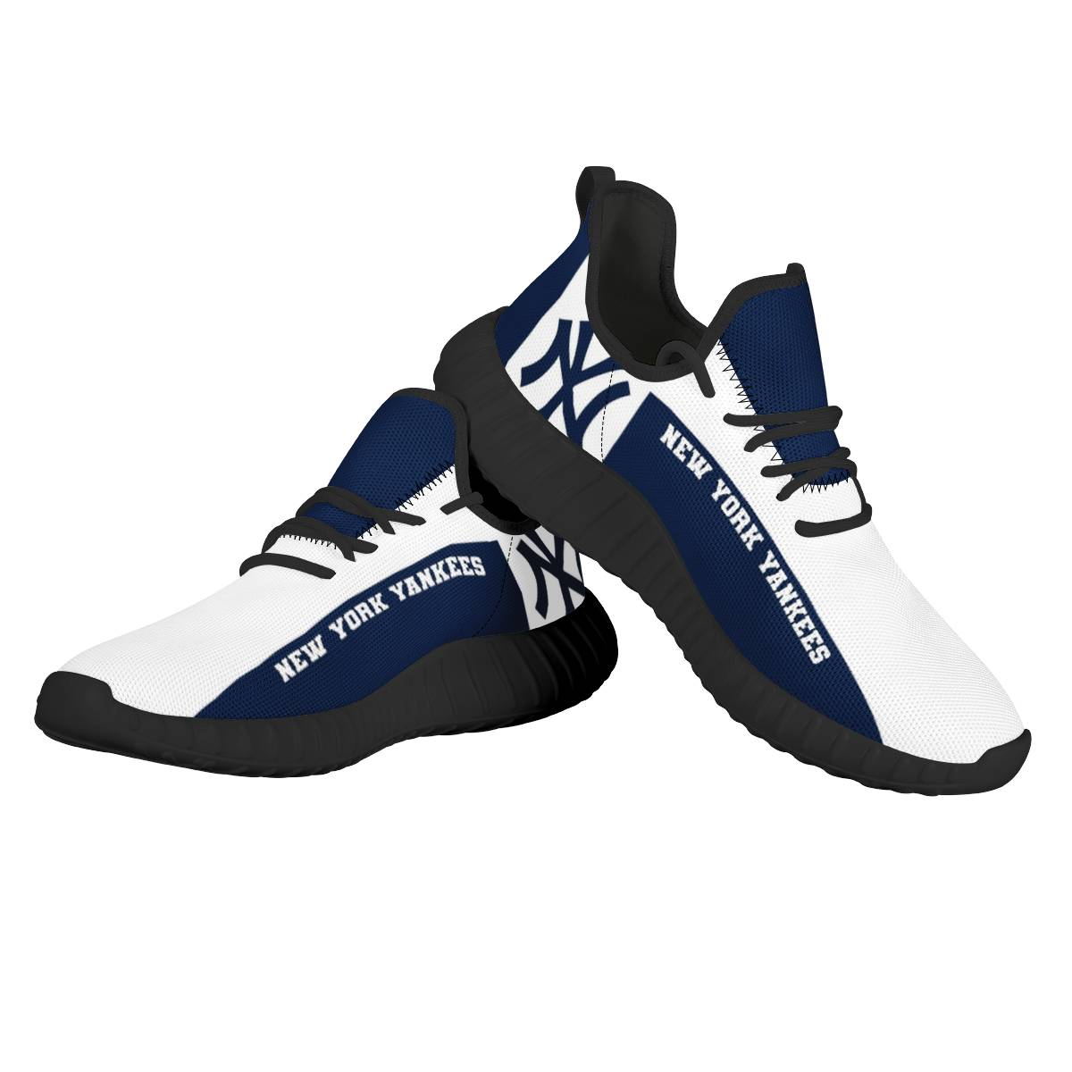 Women's MLB New York Yankees Mesh Knit Sneakers/Shoes 001